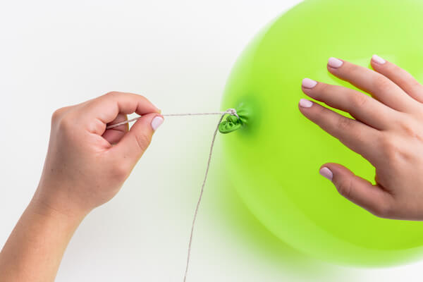DIY cactus balloon tutorial