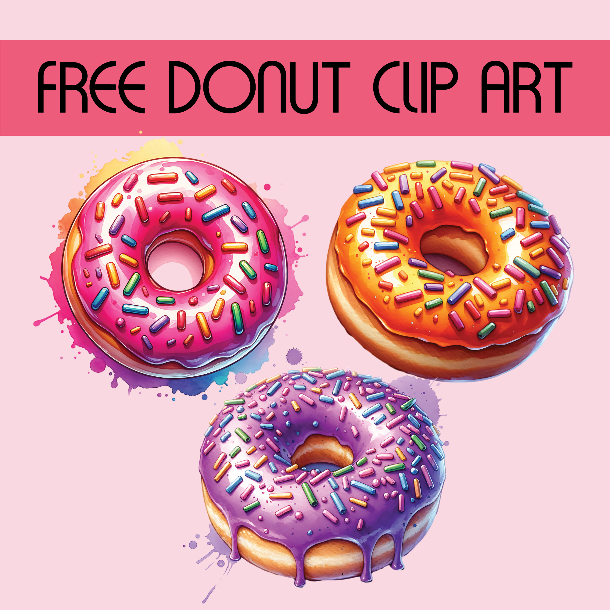 FREE Donut Clip Art