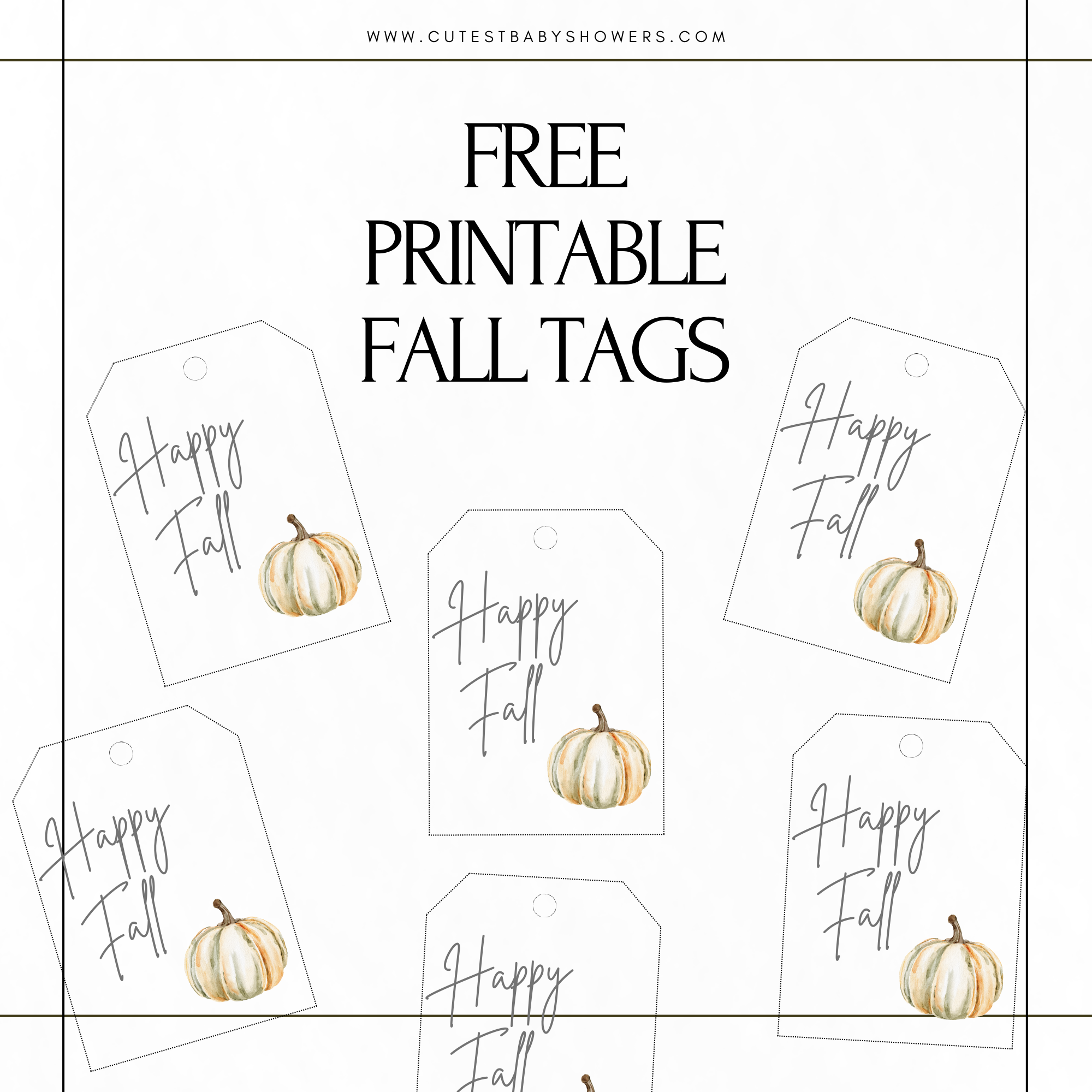 Free Printable Fall Favor Tags Free Printable Fall Favor Tags
