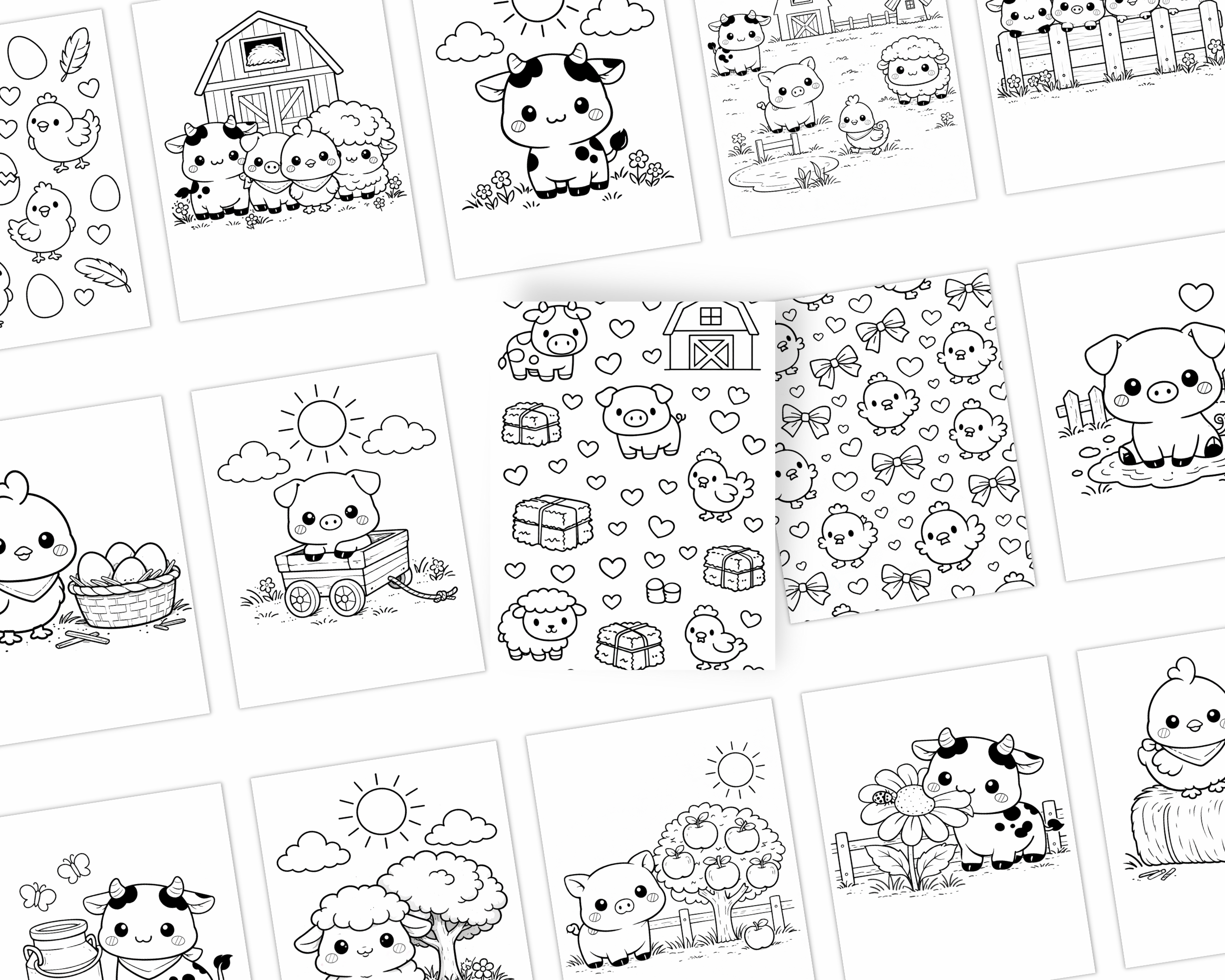 Free Printable Farm Animal Coloring Sheets