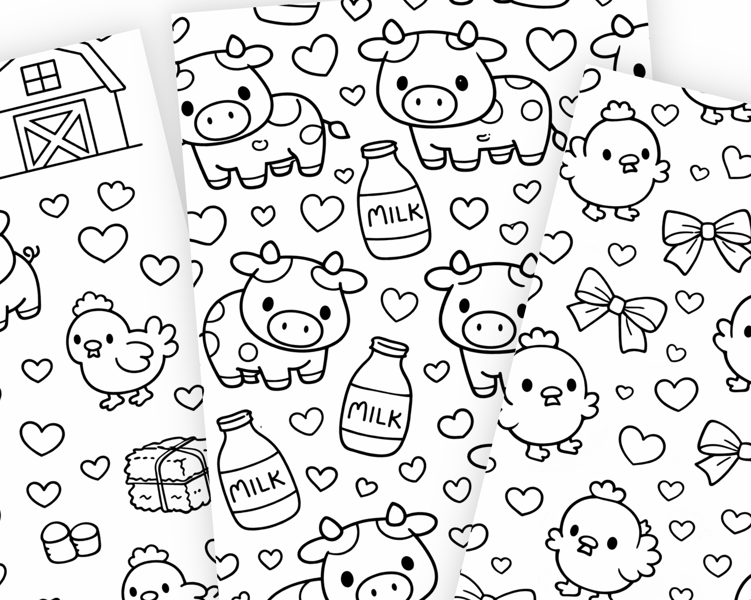 Free Printable Farm Animal Coloring Sheets