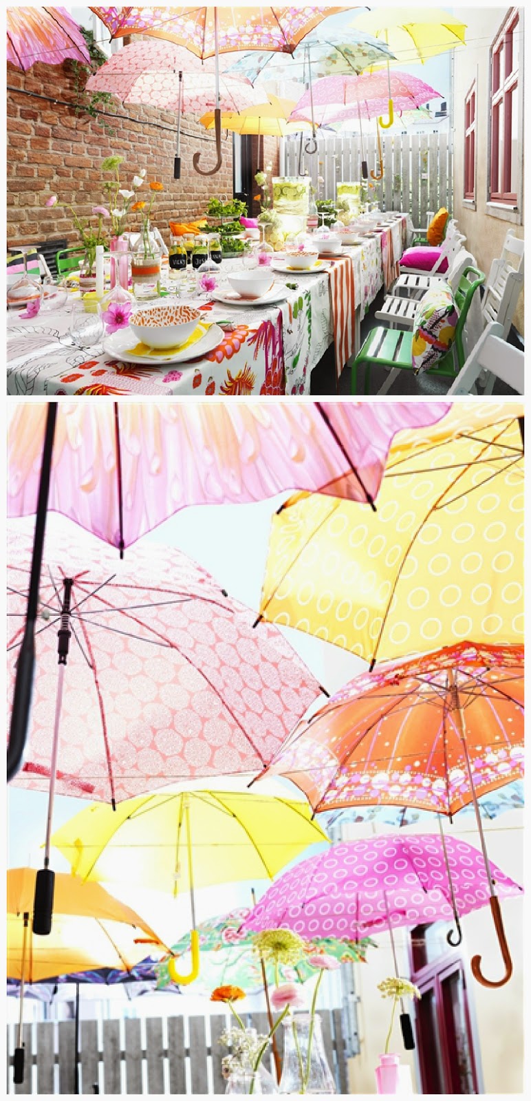 cute picture of umbrella baby shower decorations