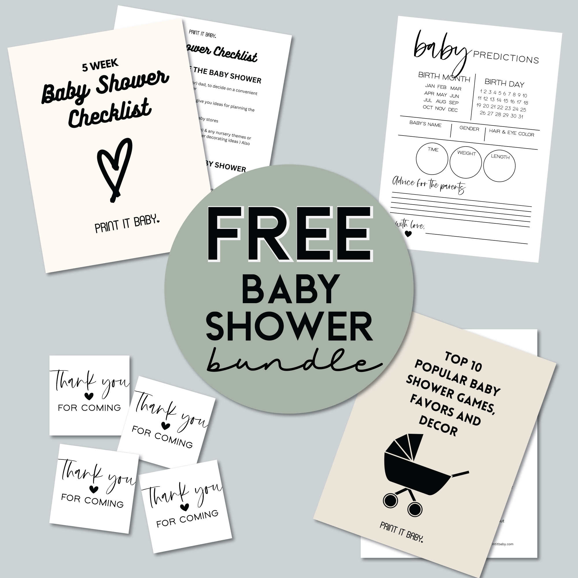 Free Printable Baby Shower Games That Guests Will Love