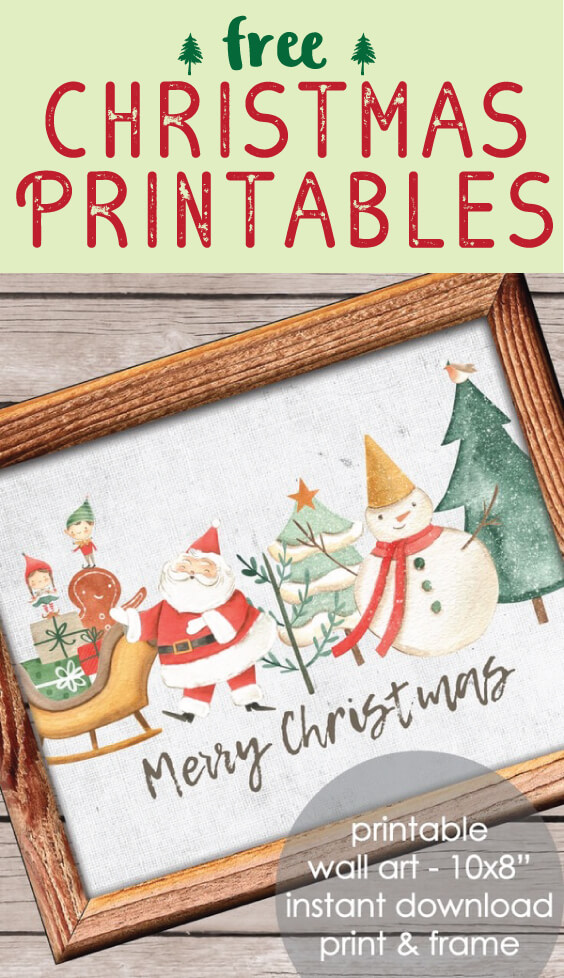 Winter & Christmas Baby Shower Ideas with free printable holiday decor!