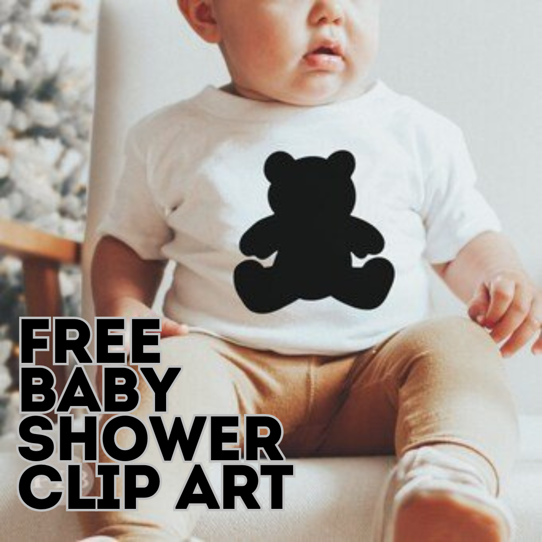 free printable baby shower clip art