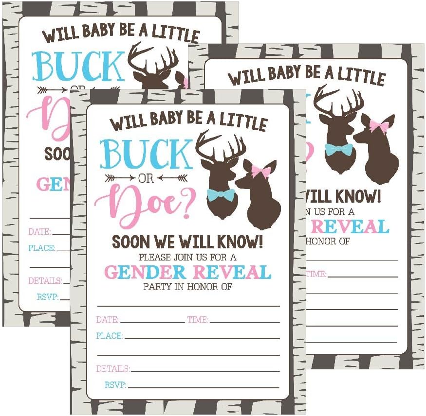 gender reveal invite