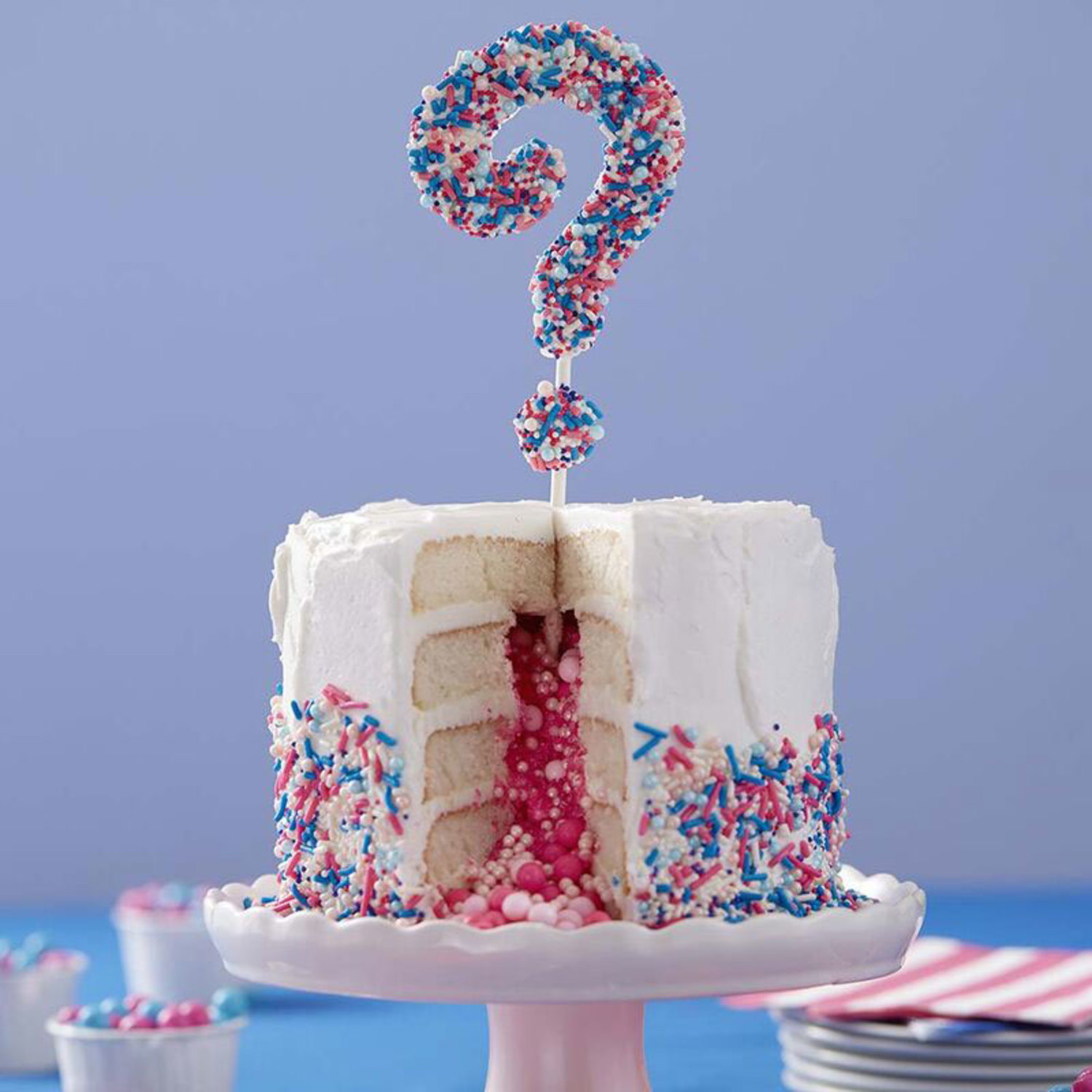 baby gender reveal cake