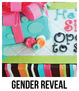 gender reveal baby shower cakes banner