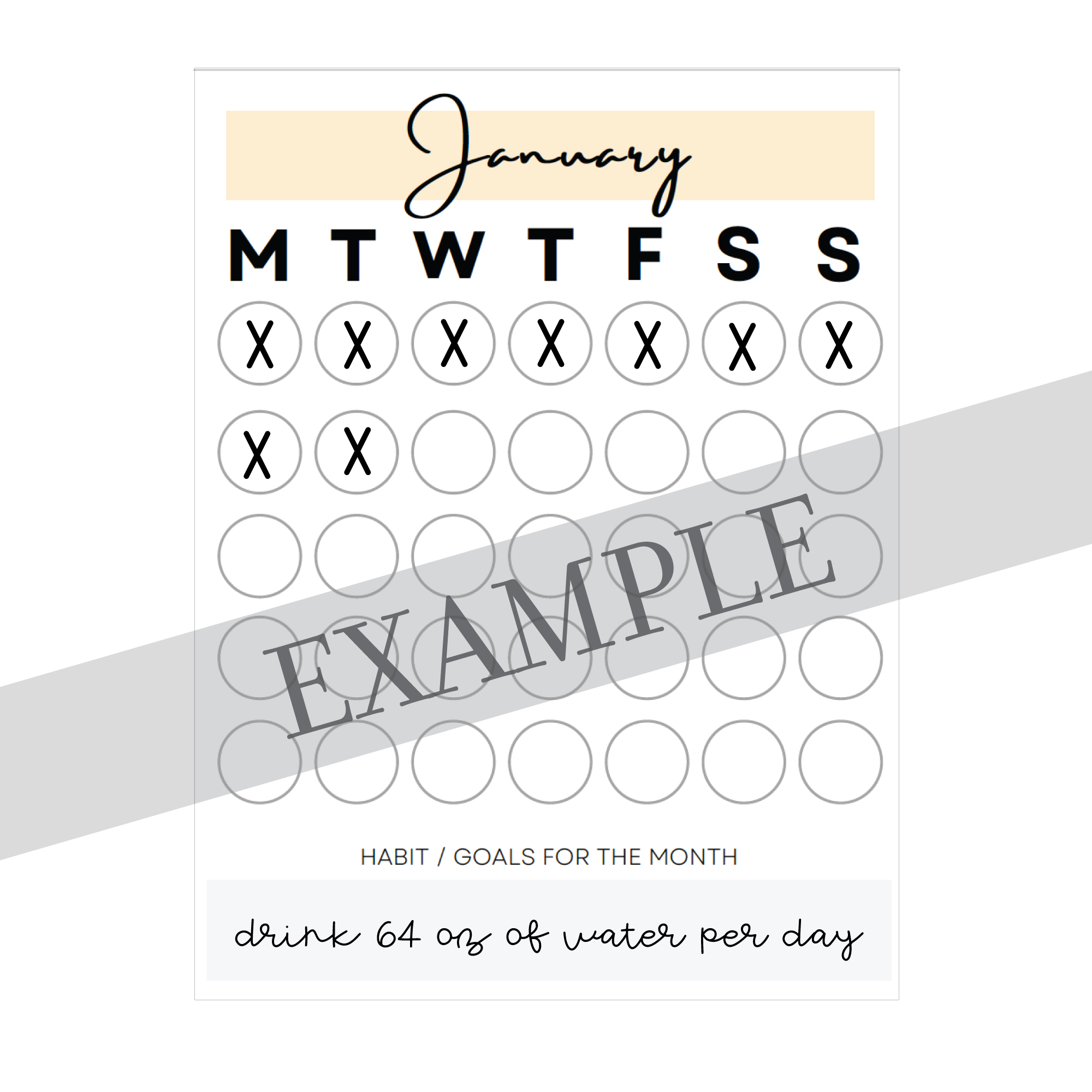 free printable habit tracker habit tracker4