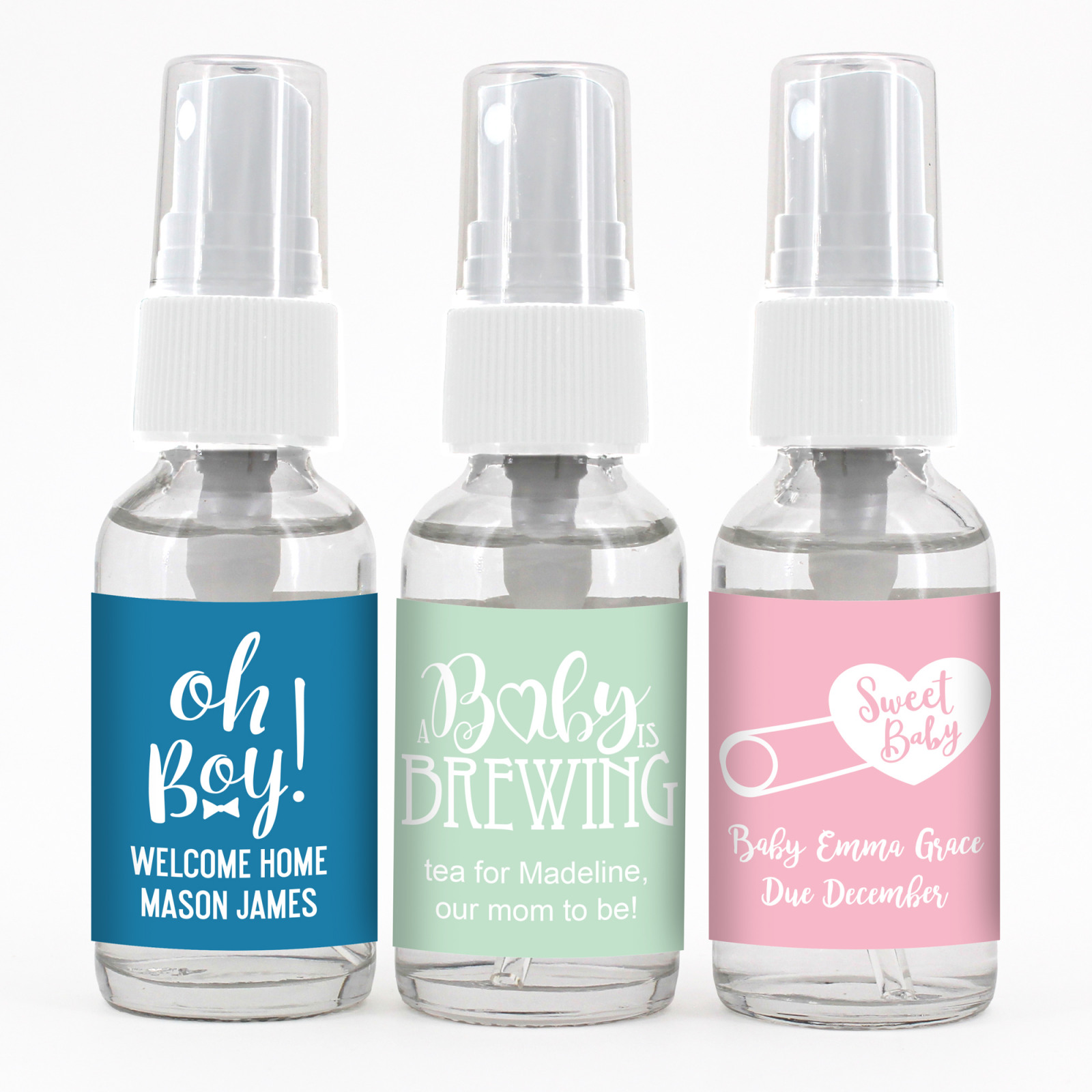 Hand Sanitizer Baby Shower Favors