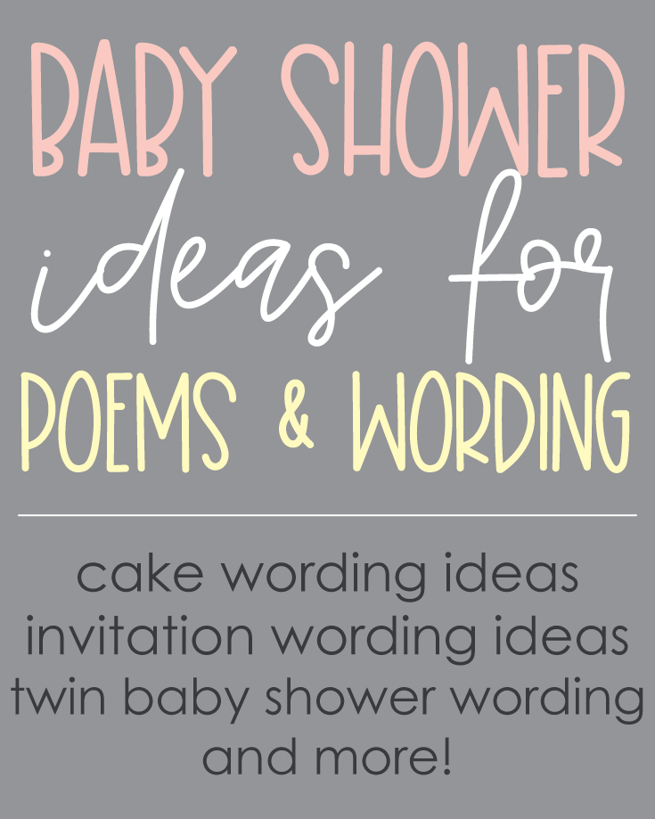 cute baby shower phrases