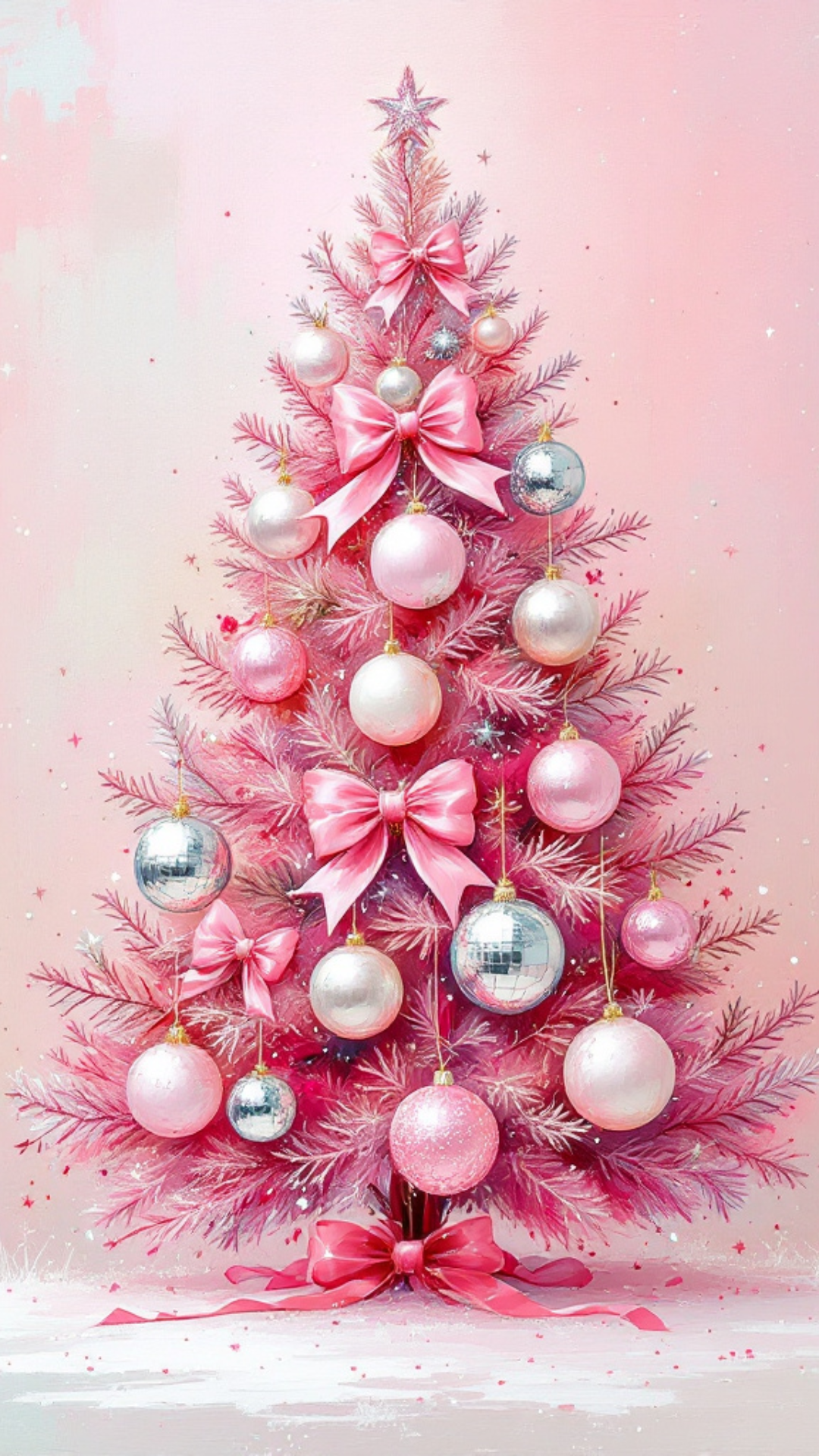 free iphone Pink Christmas Tree wallpaper Background free iphone Pink Christmas Tree wallpaper Background