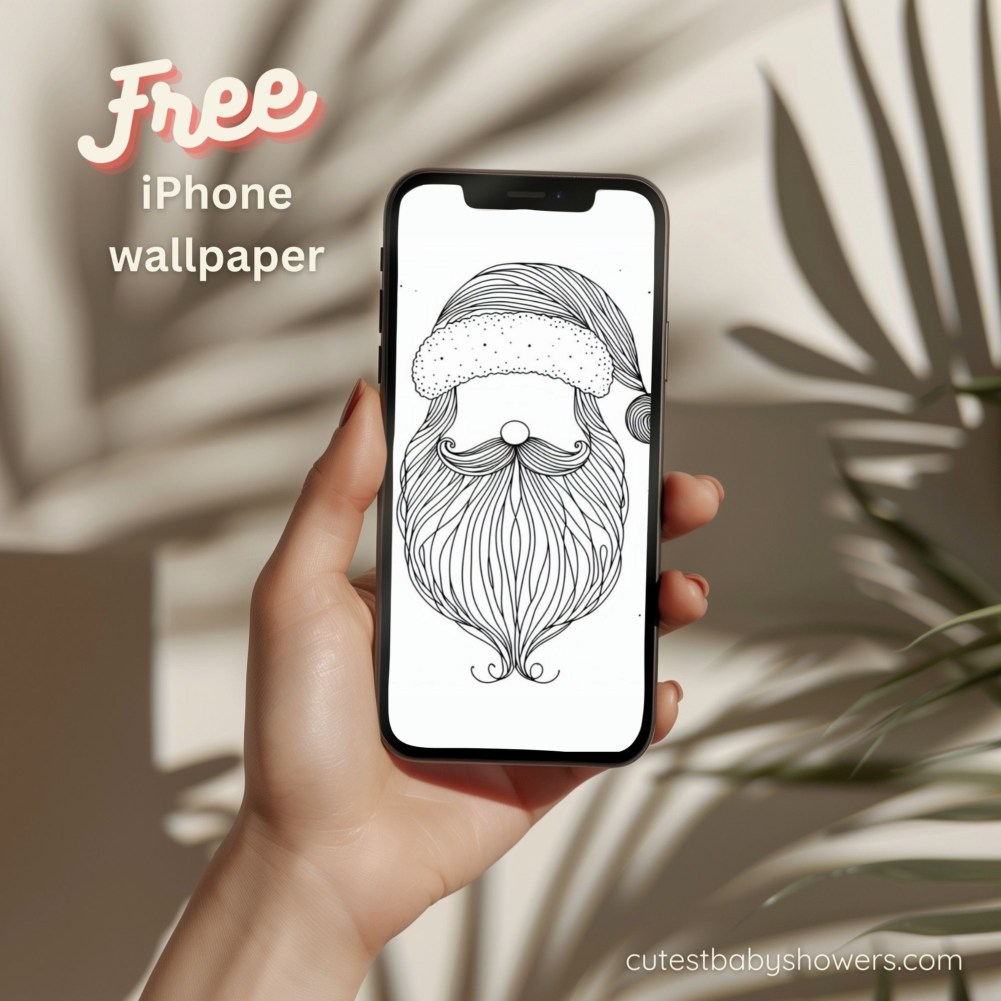 free iphone Christmas Santa Claus Wallpaper Background