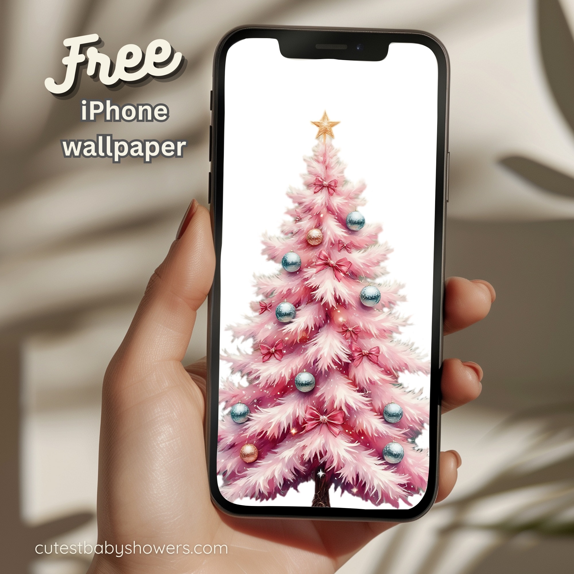 Free iPhone Wallpaper - Christmas Tree Background Free iPhone Wallpaper - Christmas Tree Background