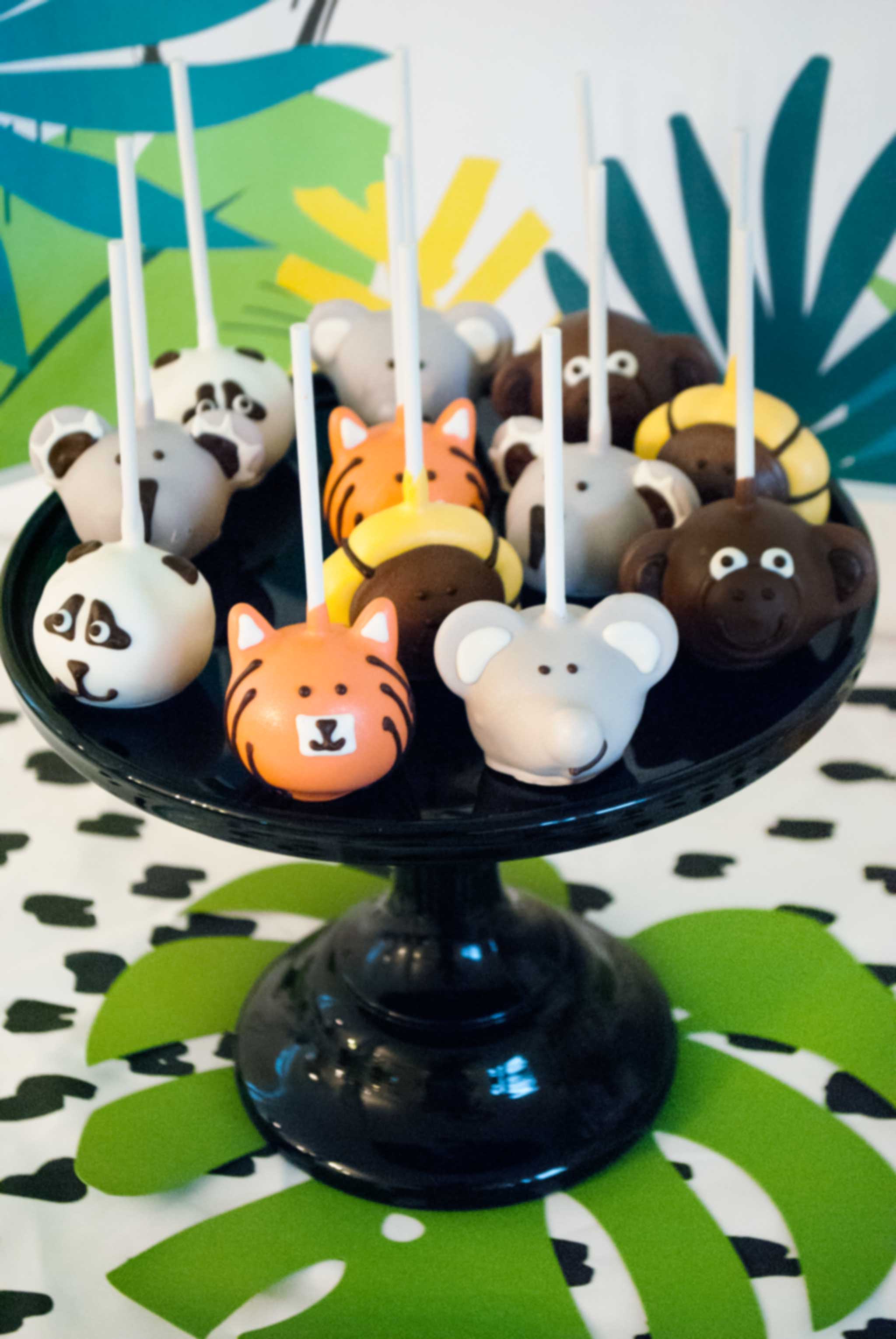 jungle cake pops