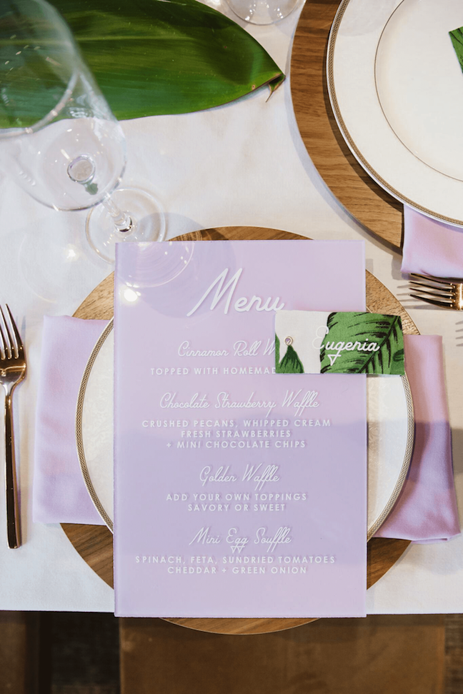 Hawaiian Lavender Baby Shower