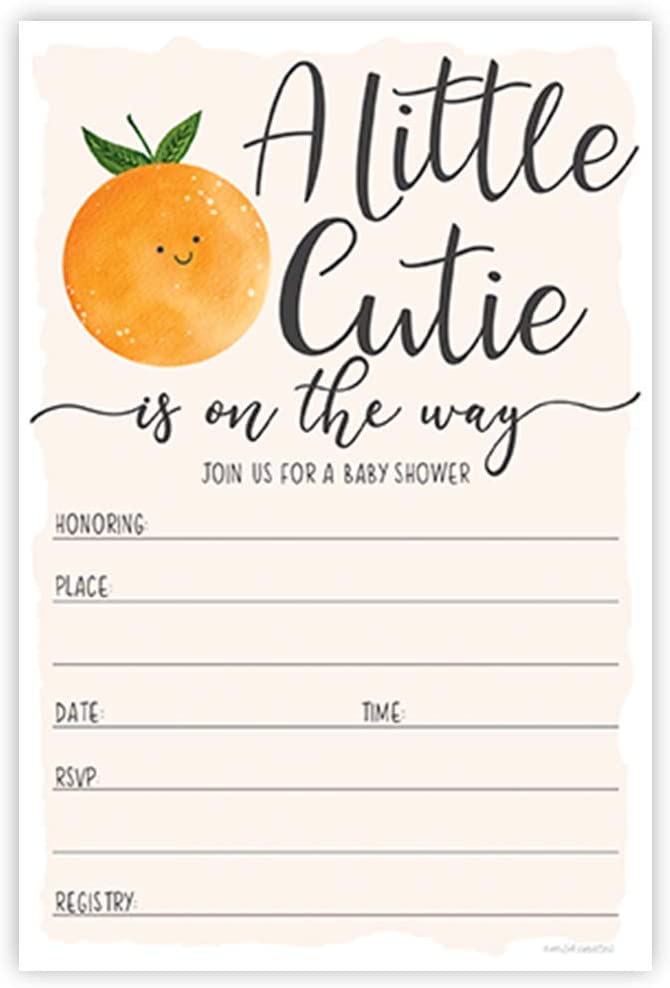 little cutie baby shower