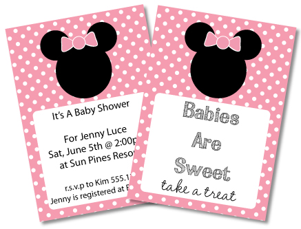 Minnie Mouse Baby Shower Invitations Free Template from www.cutest-baby-shower-ideas.com