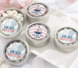Adorable Nautical Girl Baby Shower Pink Navy Blue