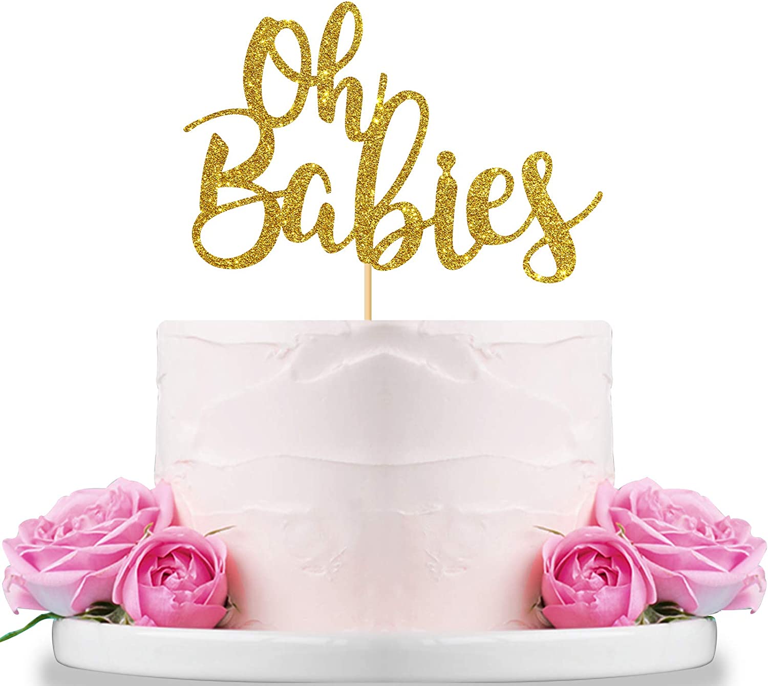 oh babies twin cake