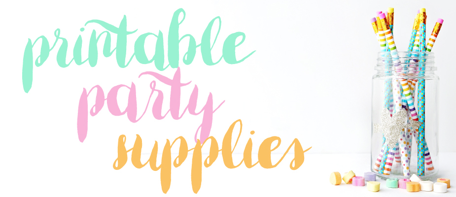 image of cute Printable baby shower supplies