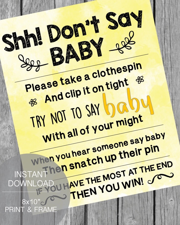 printable yellow champagne baby shower labels