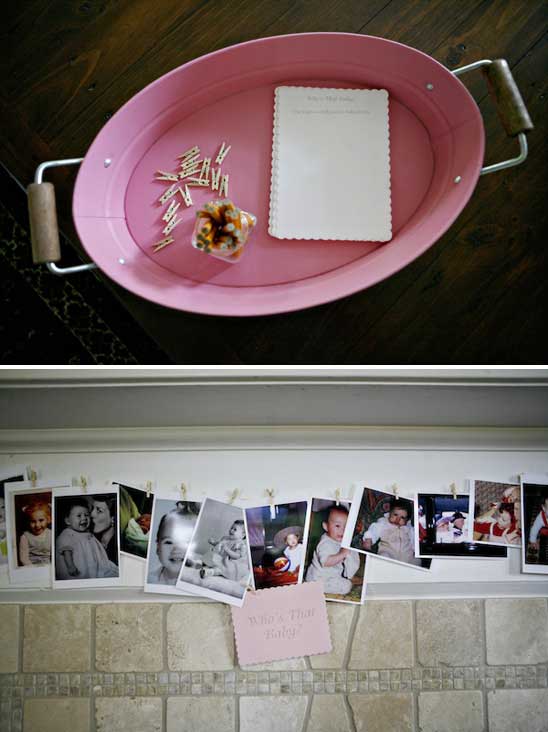 Lavender and pink baby shower