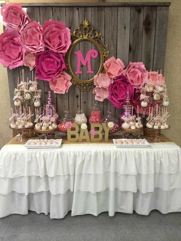 rose baby shower theme