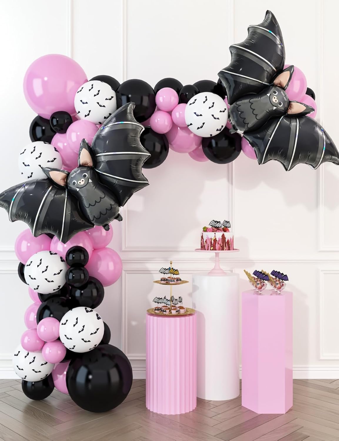 Halloween Bat Balloon Garland Decor