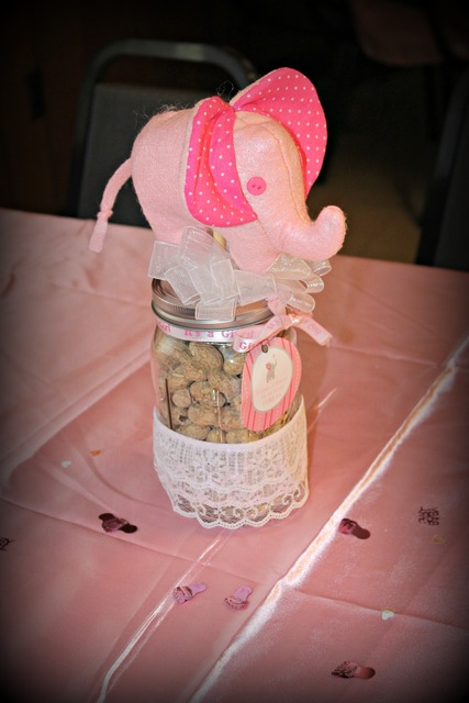 Pink Elephant Baby Shower | Elephant Theme Ideas With Cute ...