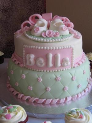 icing baby shoes