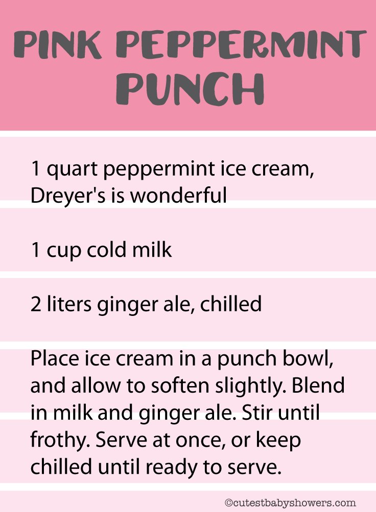 pink peppermint punch recipe banner