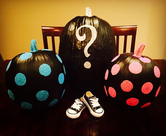 pumpkin gender reveal ideas