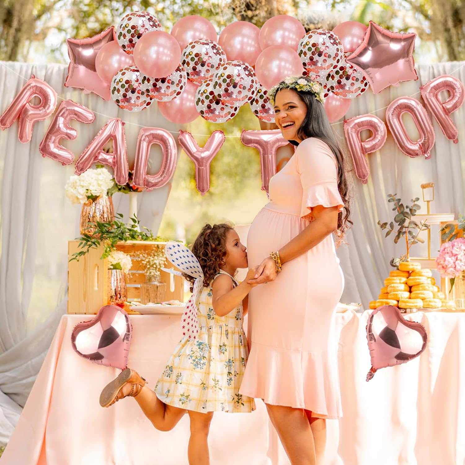 About tto pop baby shower balloon decor