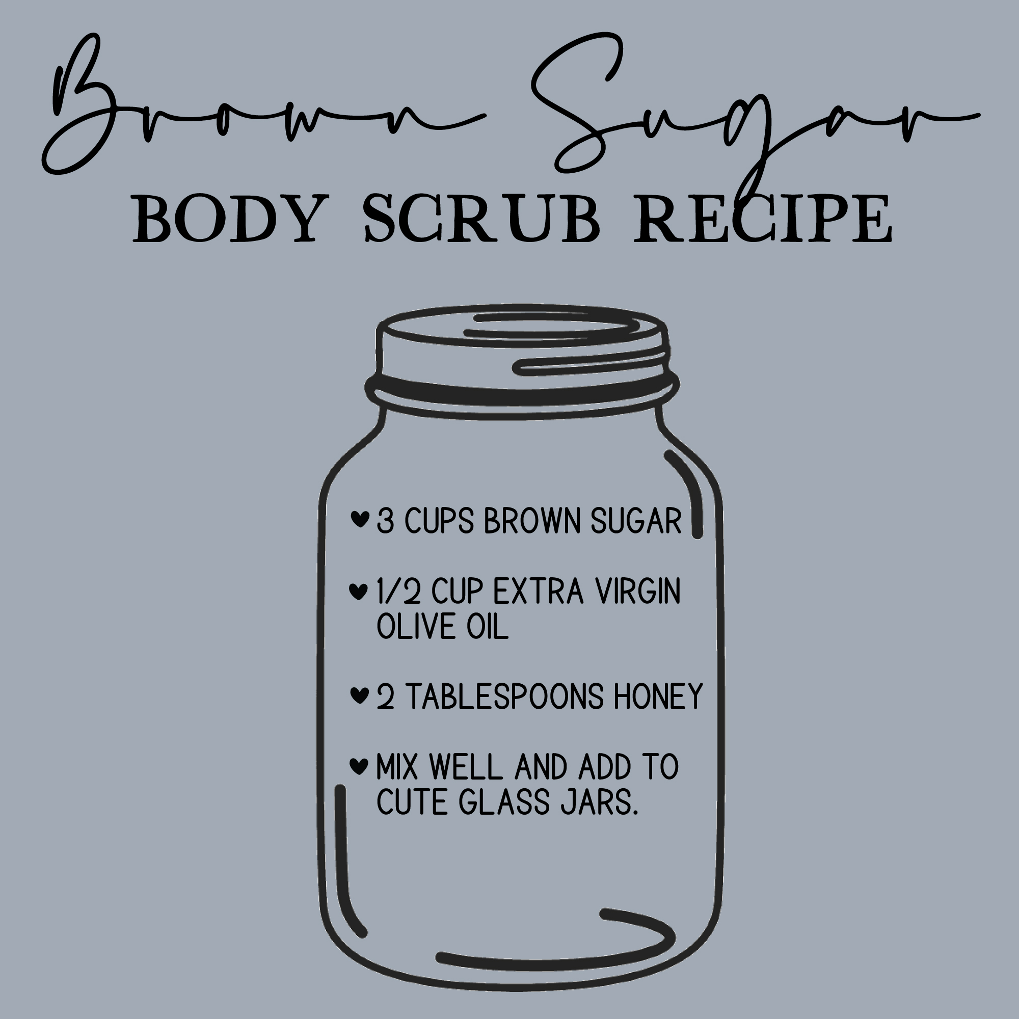 brown sugar scrub recipe