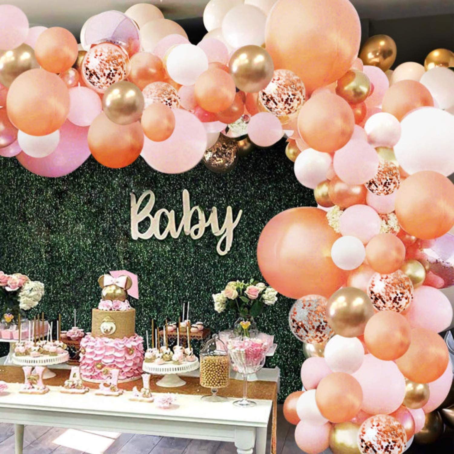 baby shower with balloons