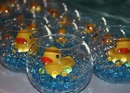 picture of rubber ducky pond centerpieces