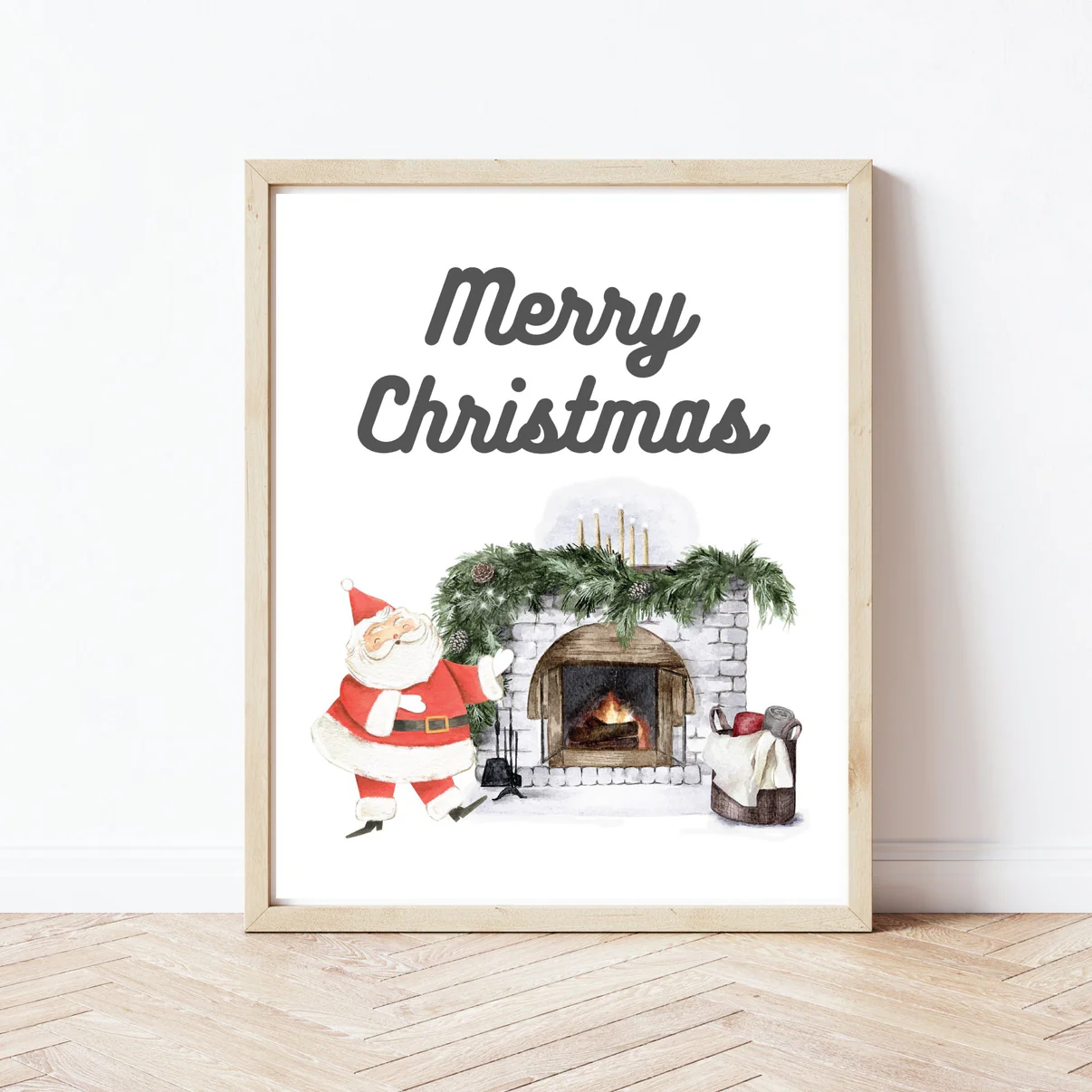 Printable Santa Claus Wall Art