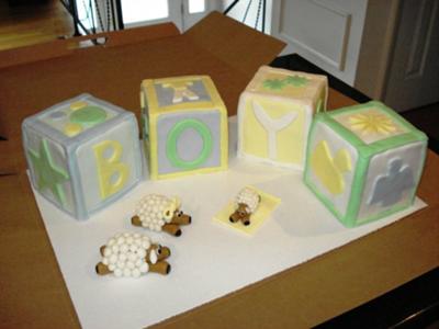 baby cubes for baby shower