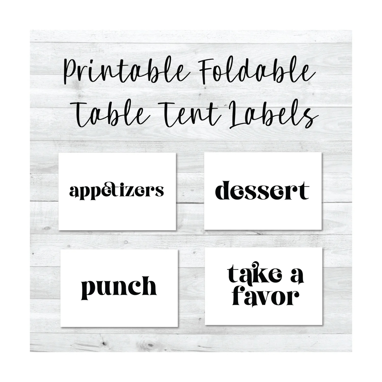 printable table tents