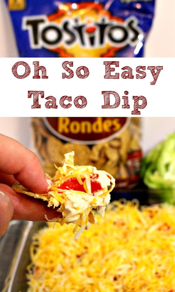image of easy taco dip recipe