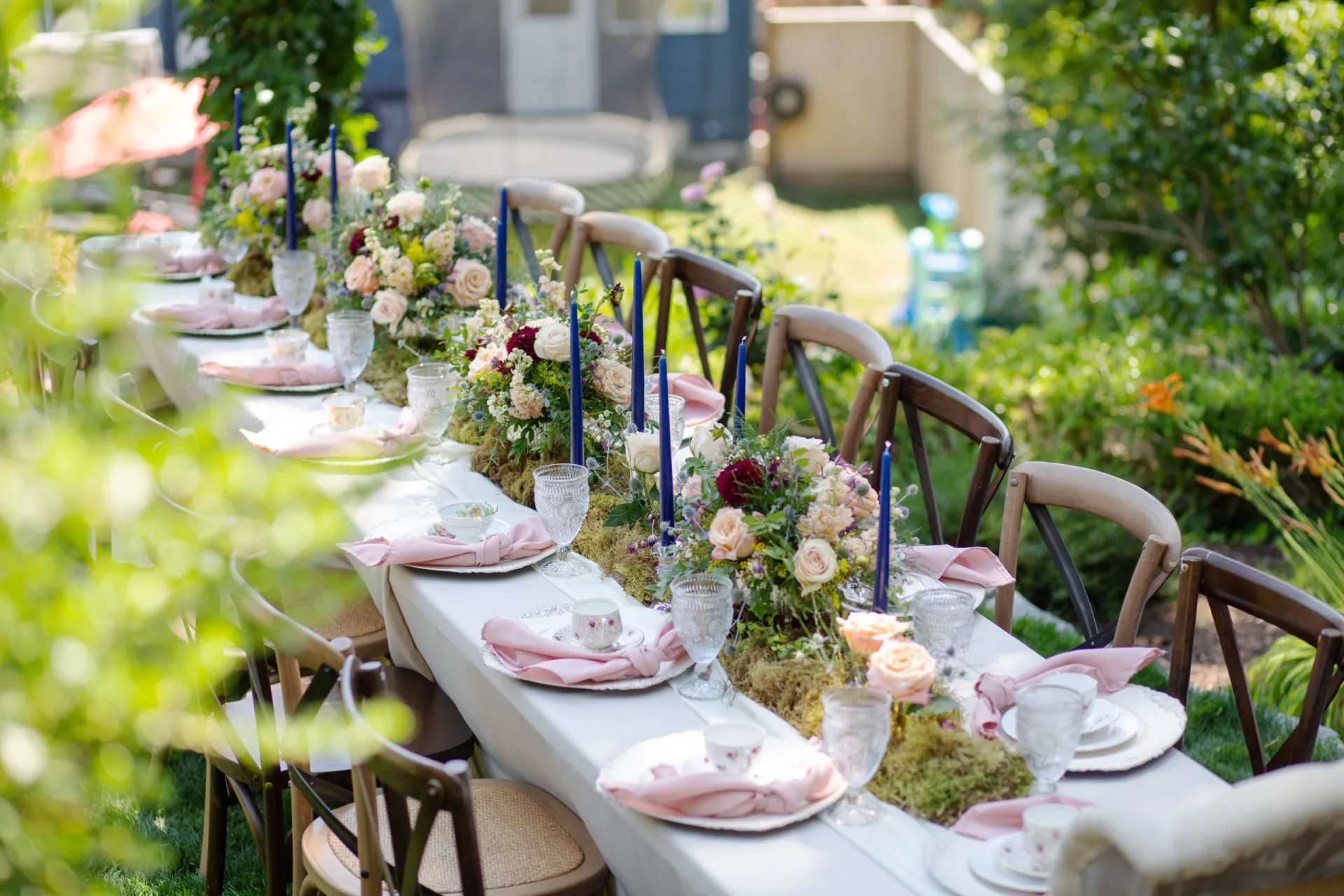 tea party baby shower tablescape