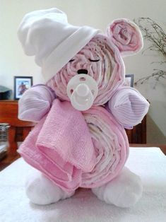 BEAR DIAPER CAKE IDEAS