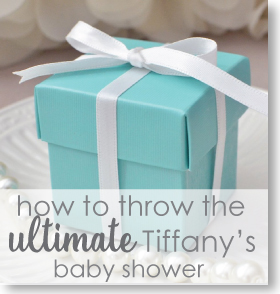 tiffany baby shower theme