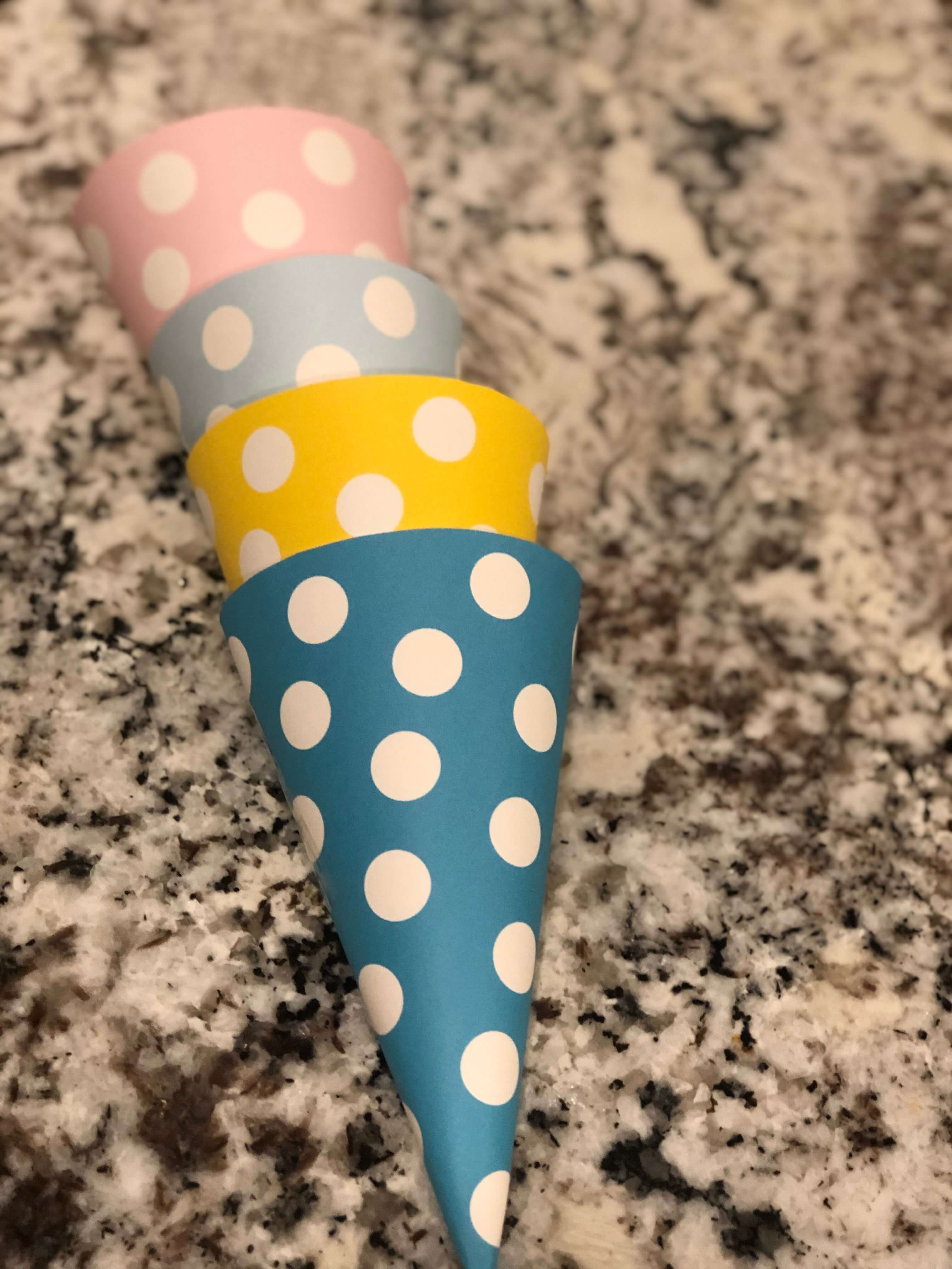 Baby Shower Favor Cones Baby Shower Favor Cones