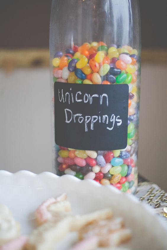 unicorn baby shower party favors