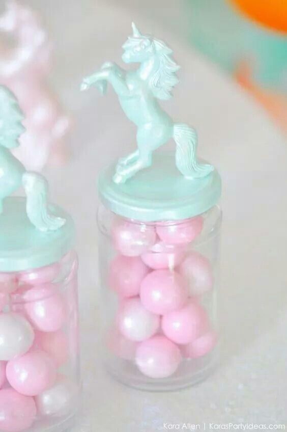 unicorn baby shower party favors