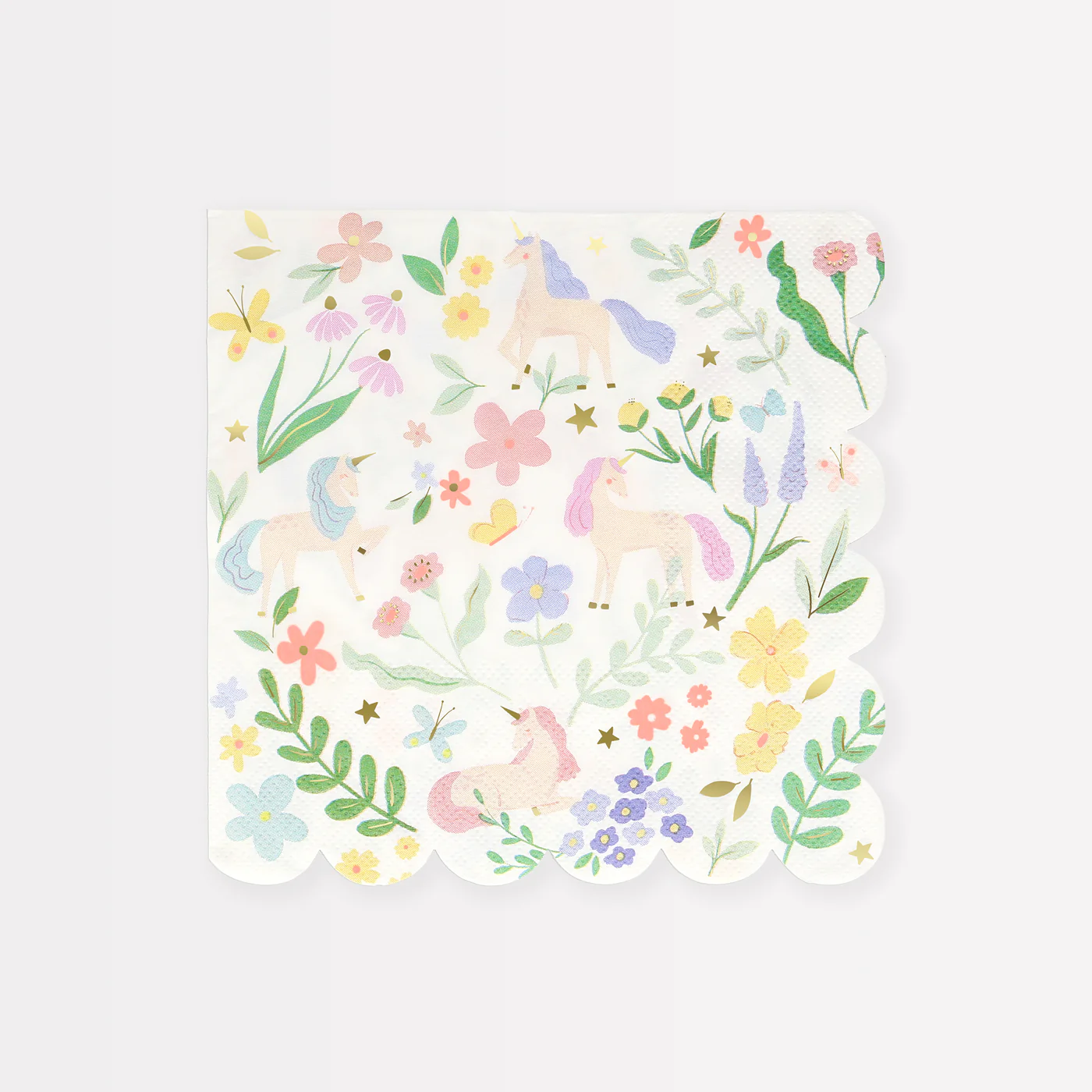 Land Of Nod rainbow paper cups unicorn napkins