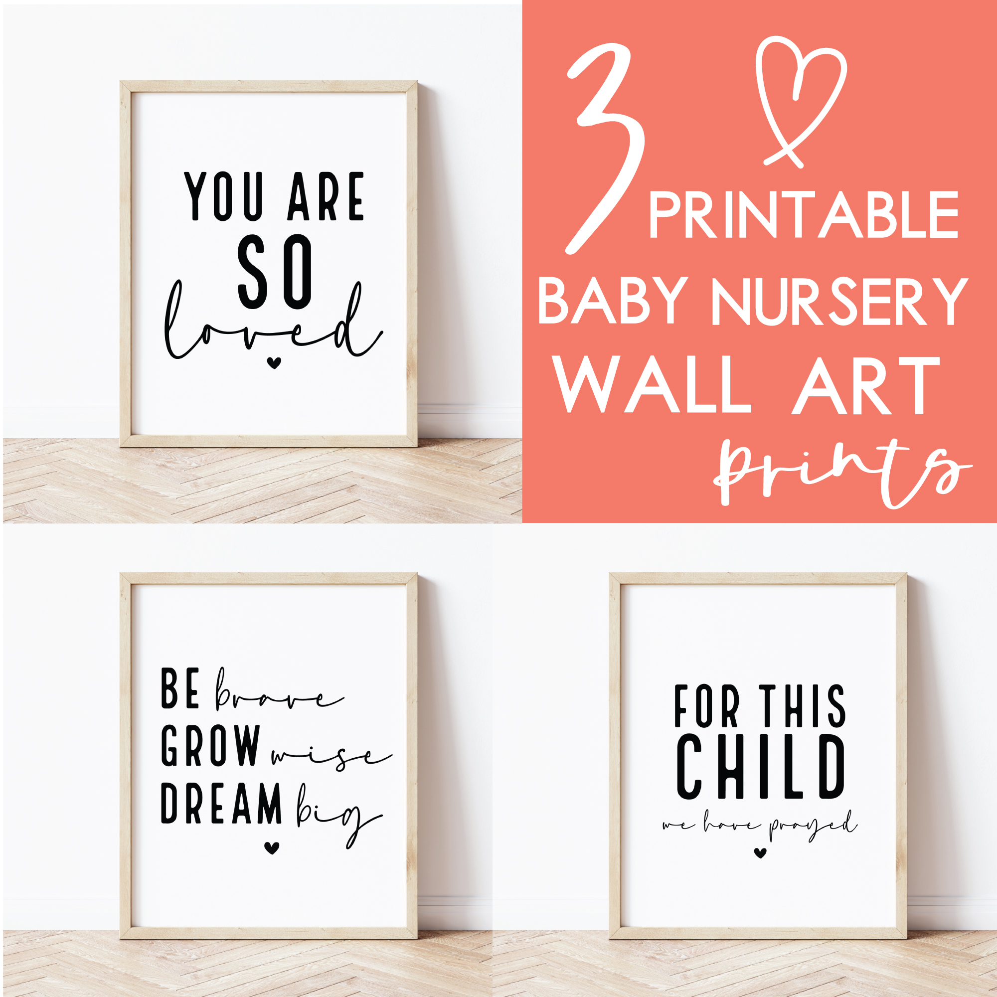 baby shower wall art