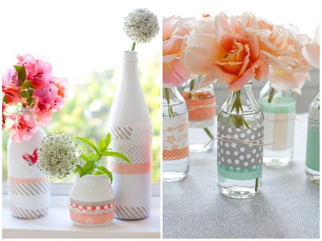 polka dot vases for a baby shower picture of polka dot vases for a baby shower
